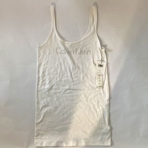 BRAND NEW Small White Calvin Klein Tank Top